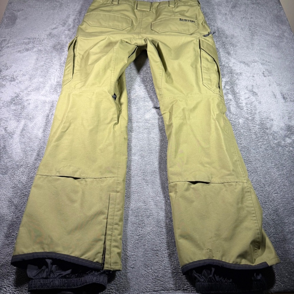 Burton Living Lining Cargo Snowboard Pants Mens Large Olive Green RN87380 - Picture 2 of 8